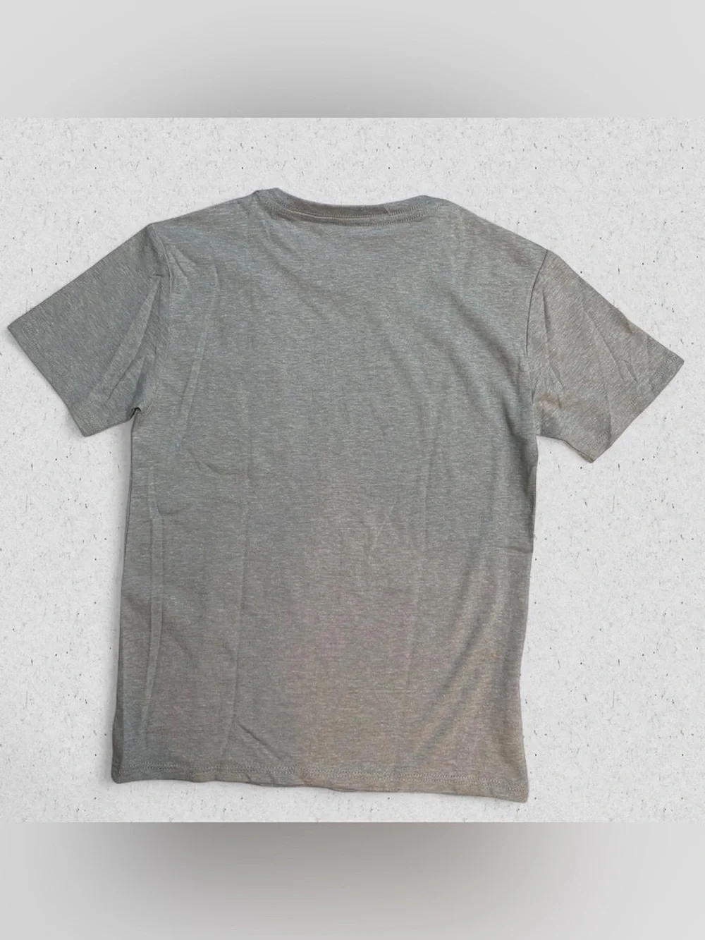 Calvin Klein Jeans Boy’s Light Gray Logo Pocket Tee